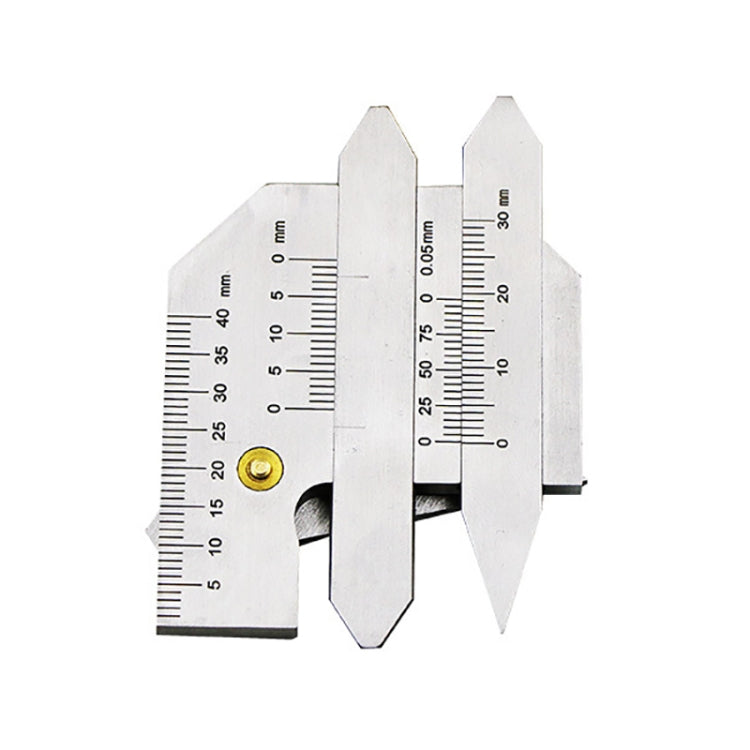 Régua de Medição para Inspeção de Soldadura em Aço Inoxidável HJC40B, HJC40B