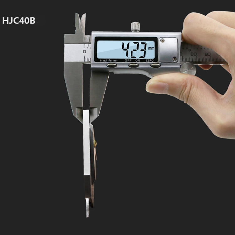 Régua de Medição para Inspeção de Soldadura em Aço Inoxidável HJC40B, HJC40B