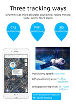 Pulseira Relógio Inteligente GPS REACHFAR RF-V46-B, Suporte SOS / Câmara / Gestão de Saúde / 4G LTE / Pressão Arterial / Frequência Cardíaca, Para América do Norte / América do Sul, RF-V46-B