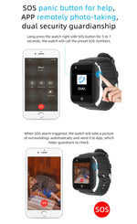 Pulseira Relógio Inteligente GPS REACHFAR RF-V46-B, Suporte SOS / Câmara / Gestão de Saúde / 4G LTE / Pressão Arterial / Frequência Cardíaca, Para América do Norte / América do Sul, RF-V46-B