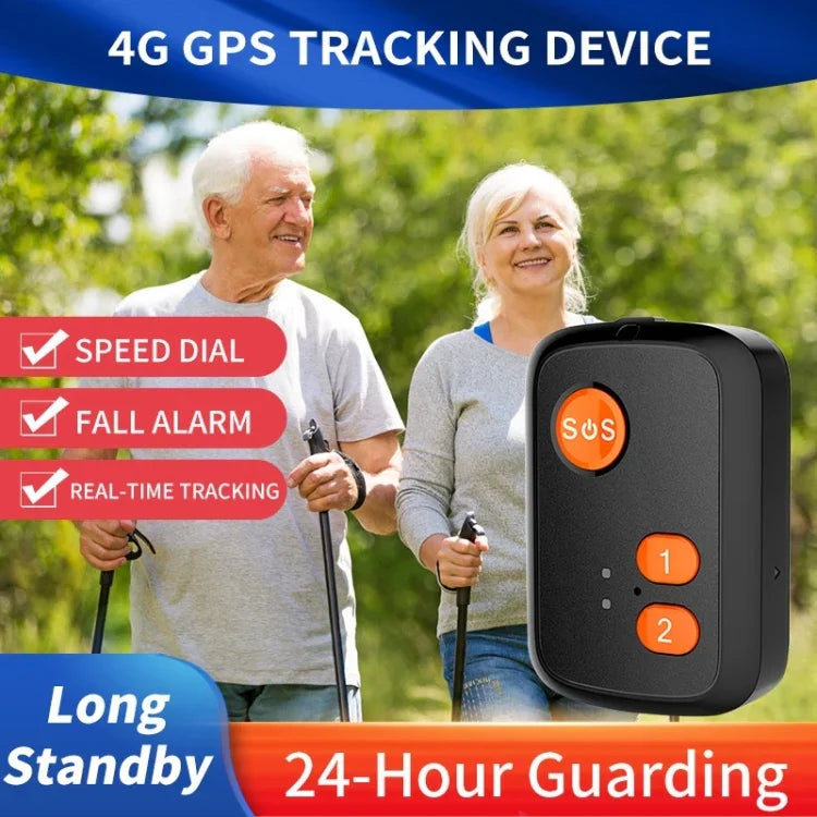 Rastreador GPS com Botão SOS de Emergência para Idosos Estilo V51 B IP67 à Prova de Água 4G LTE 3G 2G GSM para América do Norte/América do Sul, Estilo V51 B