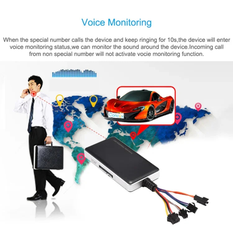 Rastreador GSM / GPS para Veículos de Carro e Camião GT06N, GT06N