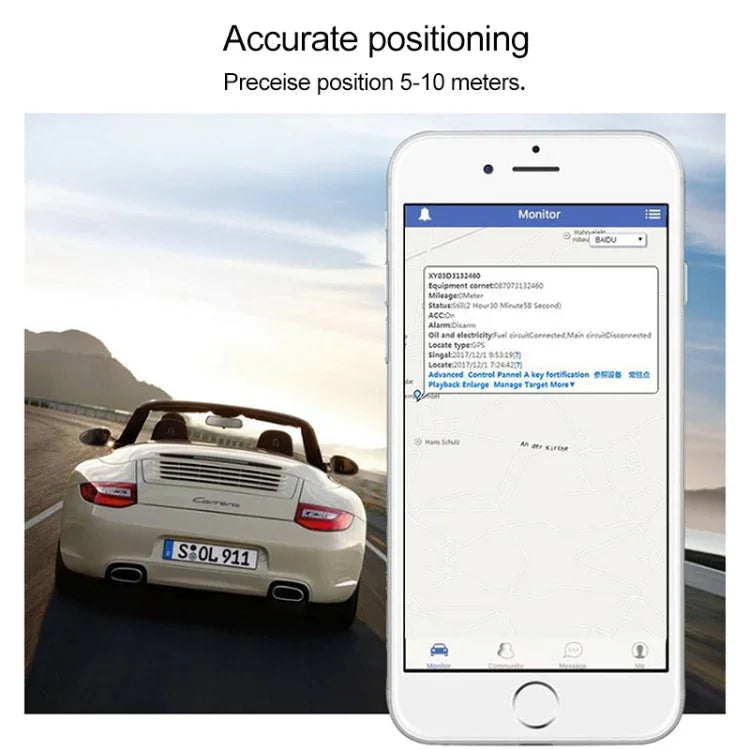 Rastreador GSM GPRS GPS para Veículos de Carro e Camião TK800B 2G, TK800