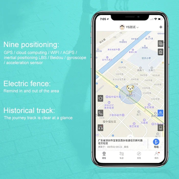 Rastreador GPS / AGPS / WiFi / LBS Mini S3 para Carro, Localizador para Crianças, Idosos e Animais de Estimação, S3