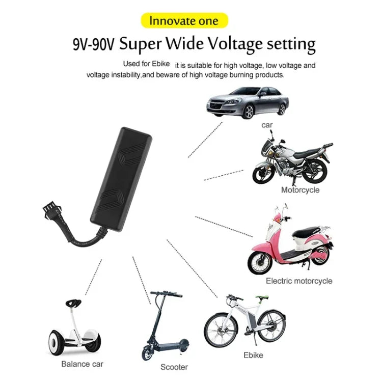 TK205 Rastreador Veicular GSM GPRS GPS 2G em Tempo Real para Carro e Camioneta, Suporta AGPS com Relé e Bateria, TK205