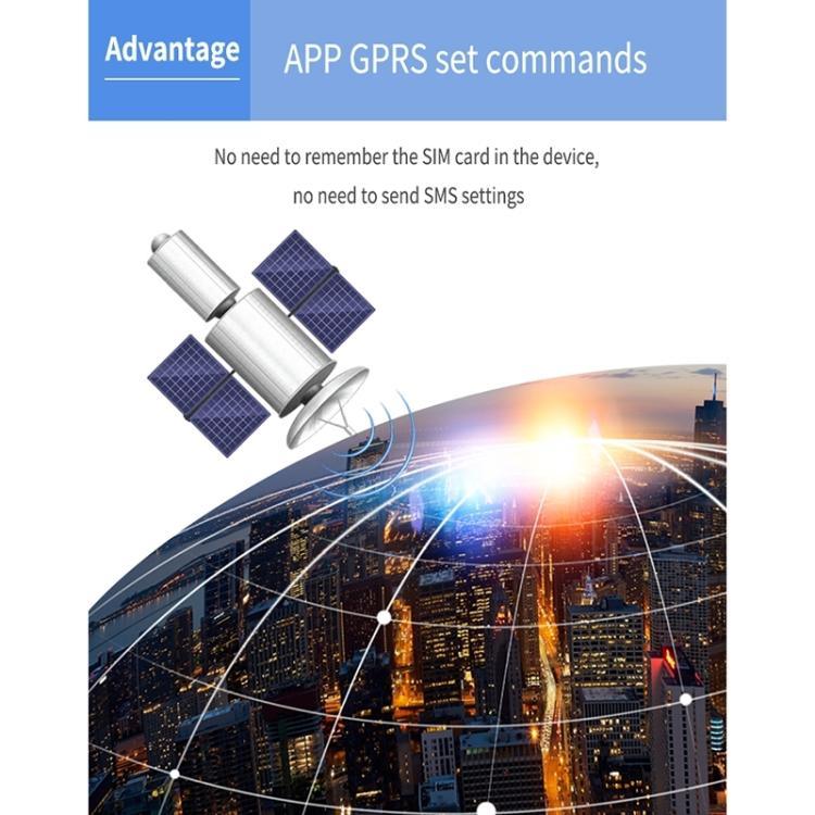Rastreador GPS GSM GPRS 4G para Carro, Camioneta e Veículo TK202B, Suporte AGPS, Capacidade da Bateria: 5000mAh, 4G 5000mAh
