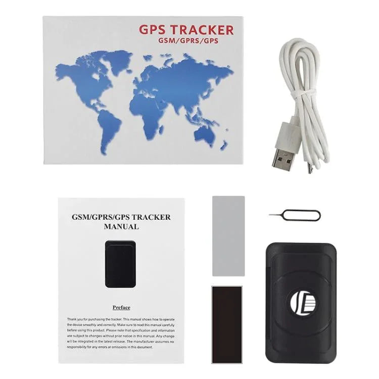 Rastreador GPS GSM GPRS 4G para Carro, Camioneta e Veículo TK202B, Suporte AGPS, Capacidade da Bateria: 5000mAh, 4G 5000mAh
