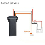 Rastreador GPS KH-901 Mini Impermeável 2G GSM 4Pin para Carro, Motociclo, Veículo, 6-60V, KH-901