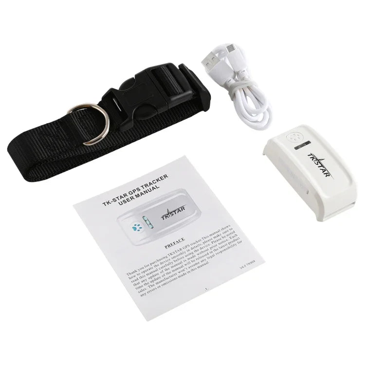 TK-909 Rastreador GPS / GPRS / GSM para Animais de Estimação Colar para Animais Dispositivo de Rastreamento em Tempo Real, TK-909