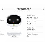 RF-V43 Estilo A Rastreador GPS + LBS + WiFi para Animais de Estimação à Prova de Água IP67 Colar para Animais Dispositivo de Rastreamento Para Ásia/Europa/África/Austrália, RF-V43 Estilo A (Preto), RF-V43 Estilo A (Branco)