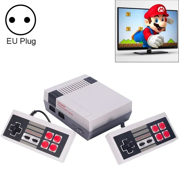 Consola de Jogo Mini TV Retro Clássica HDMI HD, 600 Jogos Integrados, Ficha UE, 600 Jogos(Ficha UE), 600 Jogos(Ficha EUA)