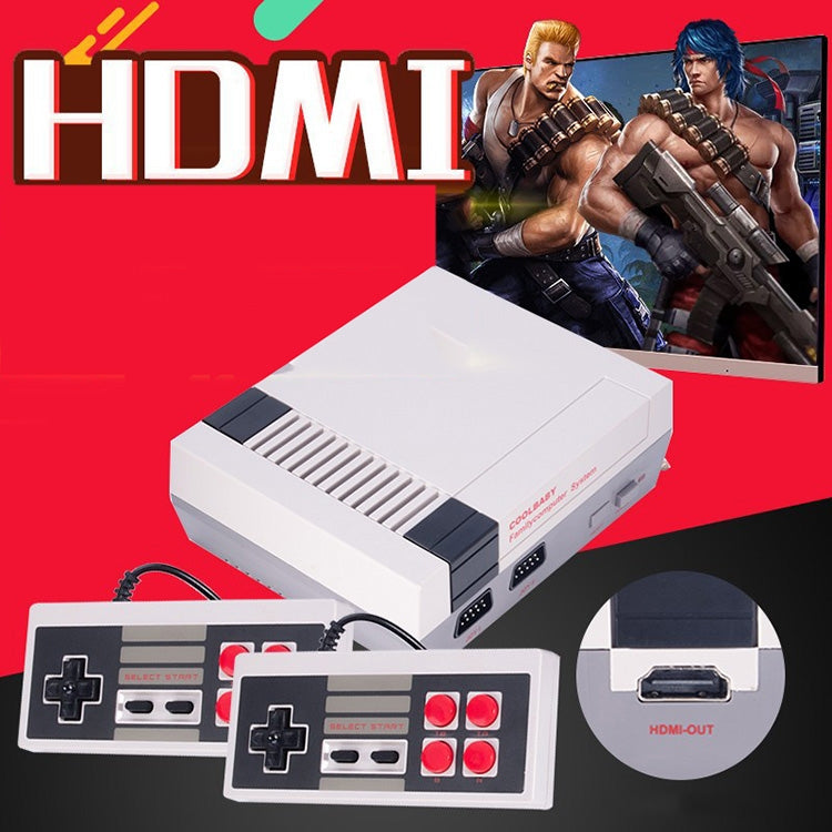 Consola de Jogo Mini TV Retro Clássica HDMI HD, 600 Jogos Integrados, Ficha UE, 600 Jogos(Ficha UE), 600 Jogos(Ficha EUA)