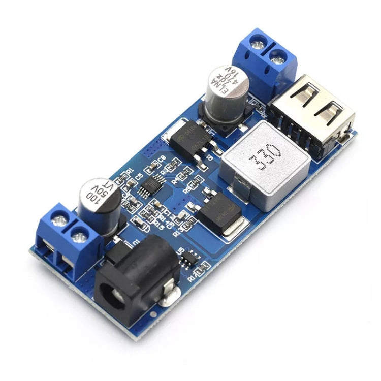 Conversor de Energia DC 24V/12V para 5V 5A com Redução de Tensão para Carregamento USB