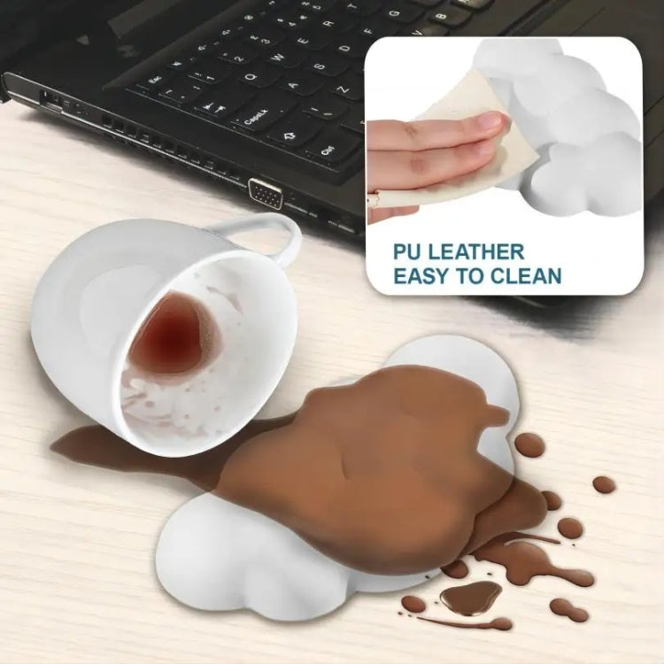 Tapete de Rato com Apoio de Pulso em Espuma de Memória para Escritório, Suporte de Pulso para Secretária