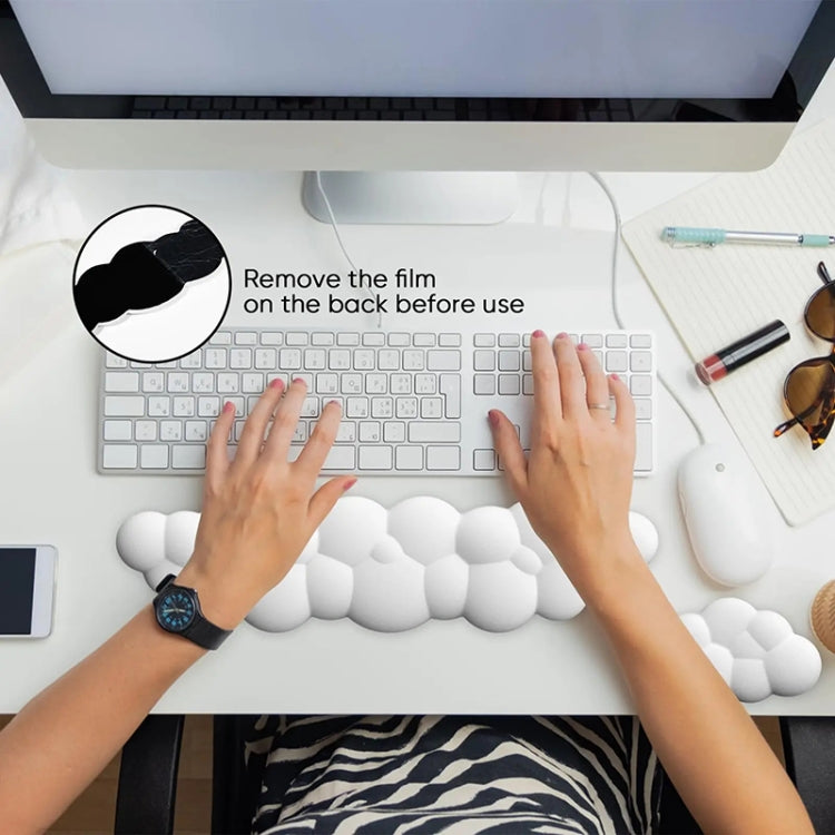 Tapete de Rato com Apoio de Pulso em Espuma de Memória para Escritório, Suporte de Pulso para Secretária