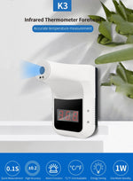 K3 Handsfree Non-contact Forehead Body Infrared Thermometer, K3