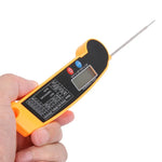 Termómetro de Sonda Dobrável Impermeável para Cozinha, Alimentação e Churrasco TS-BY52-Y (Amarelo), TS-BY52-Y