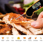 Termómetro de Sonda Dobrável Impermeável para Cozinha, Alimentação e Churrasco TS-BY52-Y (Amarelo), TS-BY52-Y