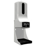 Termómetro K9 Pro Sem Contacto com Sensor de Distância Sensível à Luz Corporal + Dispensador Automático de Sabão Líquido Sem Contacto de 1000ml com Suporte de Base, K9 Pro