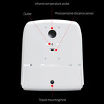 Termómetro K9 Pro Sem Contacto com Sensor de Distância Sensível à Luz Corporal + Dispensador Automático de Sabão Líquido Sem Contacto de 1000ml com Suporte de Base, K9 Pro