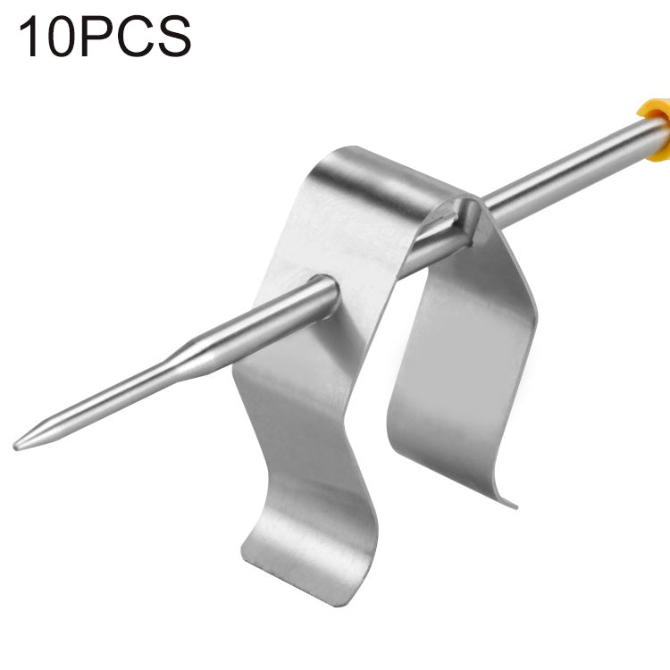 10 PEÇAS Suporte para Sonda de Grelhador BBQ para Cozinha Doméstica, Especificação: Suporte para Sonda de Furo Único, Furo Único