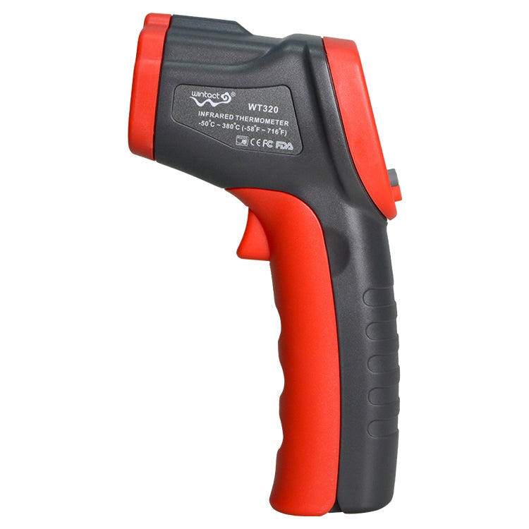 Termómetro Infravermelho Digital Portátil Sem Contacto Wintact WT320 -50°C a 380°C, WT320