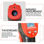 Termómetro Infravermelho Digital Portátil Sem Contacto Wintact WT320 -50°C a 380°C, WT320