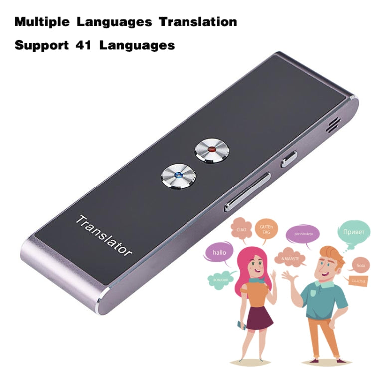 Tradutor de Voz Inteligente Portátil T8+ para Negócios e Viagens, Tradutor AI em Tempo Real para 40 Línguas, T8+