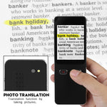 Tradutor de Voz Inteligente Portátil WIFI T9+ para Negócios e Viagens, Tradutor AI em Tempo Real para 27 Línguas, T9+ Preto