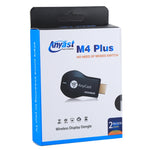 Receptor Dongle de Display WiFi Sem Fios M4 Plus Airplay Miracast DLNA 1080P HDMI TV Stick para iPhone, Samsung e outros Smartphones Android, M4 Plus