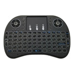 Idioma suportado: Russo Teclado retroiluminado i8 Air Mouse sem fios com touchpad para Android TV Box & Smart TV & PC Tablet & Xbox360 & PS3 & HTPC/IPTV, Russo