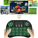 Idioma suportado: Russo Teclado retroiluminado i8 Air Mouse sem fios com touchpad para Android TV Box & Smart TV & PC Tablet & Xbox360 & PS3 & HTPC/IPTV, Russo