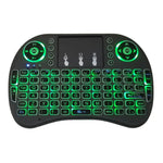 Idioma suportado: Italiano Teclado retroiluminado i8 Air Mouse sem fios com touchpad para Android TV Box & Smart TV & PC Tablet & Xbox360 & PS3 & HTPC/IPTV, Italiano