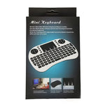 Idioma suportado: Italiano Teclado retroiluminado i8 Air Mouse sem fios com touchpad para Android TV Box & Smart TV & PC Tablet & Xbox360 & PS3 & HTPC/IPTV, Italiano