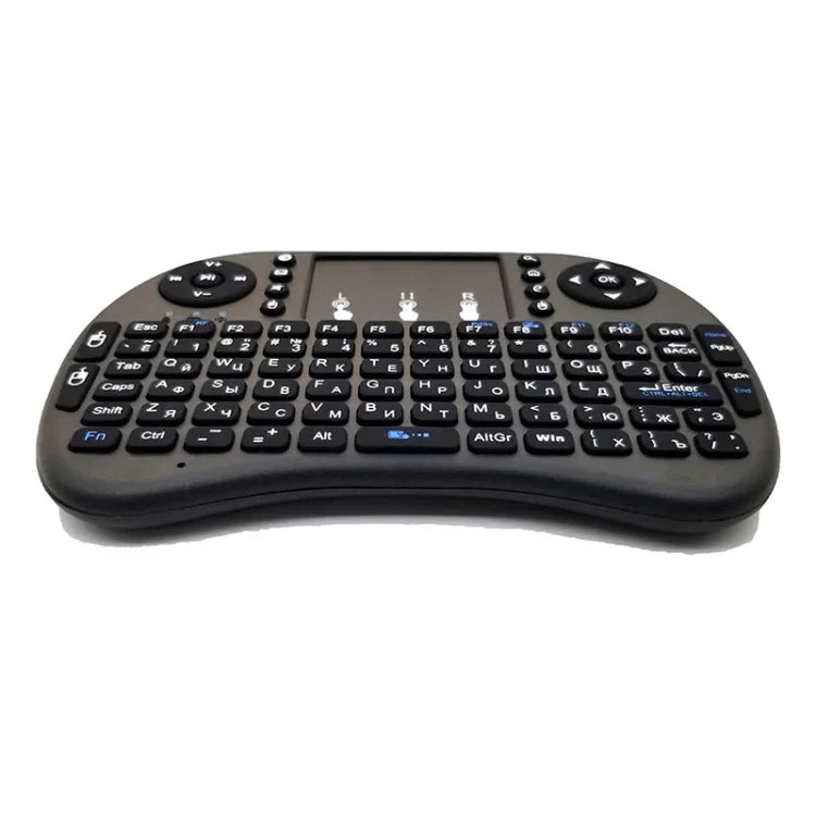 Idioma Suportado: Russo Teclado Sem Fios i8 Air Mouse com Touchpad para Android TV Box & Smart TV & PC Tablet & Xbox360 & PS3 & HTPC/IPTV