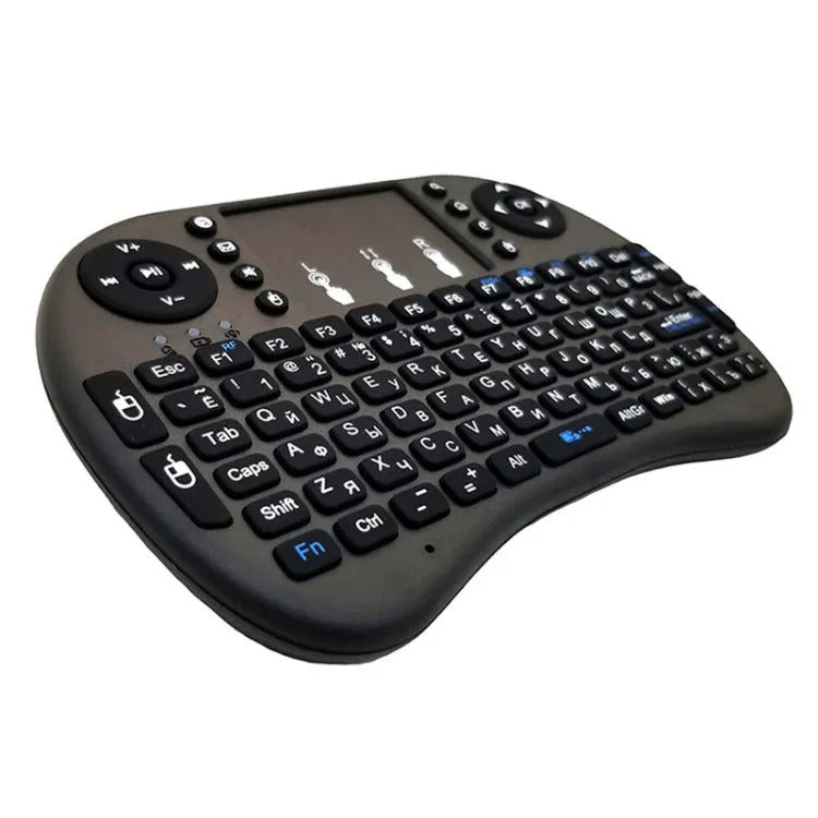 Idioma Suportado: Russo Teclado Sem Fios i8 Air Mouse com Touchpad para Android TV Box & Smart TV & PC Tablet & Xbox360 & PS3 & HTPC/IPTV