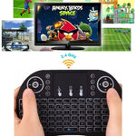 Idioma Suportado: Russo Teclado Sem Fios i8 Air Mouse com Touchpad para Android TV Box & Smart TV & PC Tablet & Xbox360 & PS3 & HTPC/IPTV
