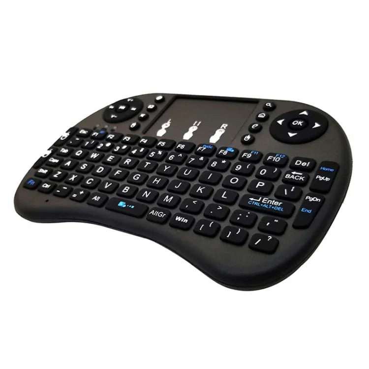 Idioma Suportado: Espanhol Teclado Sem Fios i8 Air Mouse com Touchpad para Android TV Box & Smart TV & PC Tablet & Xbox360 & PS3 & HTPC/IPTV, Espanhol