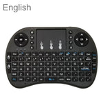 Idioma Suportado: Inglês Teclado Sem Fios i8 Air Mouse com Touchpad para Android TV Box & Smart TV & PC Tablet & Xbox360 & PS3 & HTPC/IPTV, Inglês