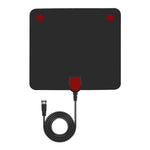 Antena Digital HD Ultra-fina para Interior com Amplificador de Longo Alcance de 50 Milhas