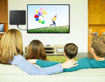 Antena Digital HD Ultra-fina para Interior com Amplificador de Longo Alcance de 50 Milhas