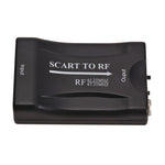 Conversor de Vídeo SCART para RF, Suporta RF67.25MHz, 61.25MHz, SCART para RF