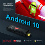 X96 S400 Android 10.0 Mini TV Stick, Allwinner H313 Quad Core ARM Cortex A53, 1GB + 8GB, Suporte WiFi, HDMI, Cartão TF, USB, 1GB+8GB