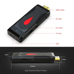 X96 S400 Android 10.0 Mini TV Stick, Allwinner H313 Quad Core ARM Cortex A53, 1GB + 8GB, Suporte WiFi, HDMI, Cartão TF, USB, 1GB+8GB