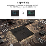 R69 1080P HD Smart TV BOX Android 4.4 Media Player com Comando à Distância, Quad Core Allwinner H3, RAM: 1GB, ROM: 8GB, WiFi 2.4G, LAN, Ficha UE, 1GB+8GB