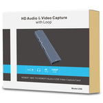 Z46 Placa de Captura de Vídeo HDMI + Microfone + Áudio + USB com Loop, Z46