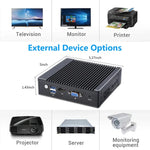 Mini PC K660G4 para Windows e Linux, Processador Intel Celeron N2840 Quad-Core 2M Cache, 1,83GHz, até 2,25GHz, 8GB RAM + 128GB SSD, Ficha US, 8GB+128GB Ficha AU, 8GB+128GB Ficha EU, 8GB+128GB Ficha UK, 8GB+128GB Ficha US