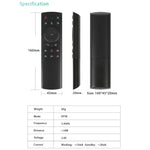 Comando G20S 2.4G Air Mouse com Entrada de Voz Fidelity, Aprendizagem IR e Giroscópio de 6 Eixos para PC, Android TV Box, Portátil e Projetor, G20S