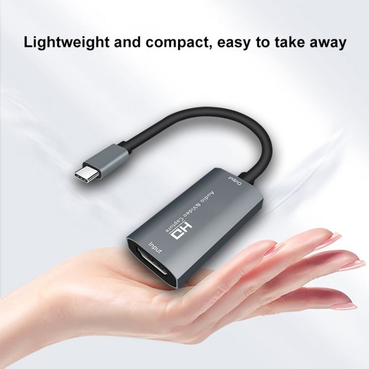 Z29A Caixa de Captura de Vídeo e Áudio HDMI Fêmea para USB-C / Tipo-C Macho, Z29A