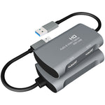 Z31 Caixa de Captura de Vídeo HDMI Fêmea para HDMI Fêmea + Áudio + USB 2.0, Z31